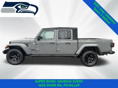 Another view of 2021 Jeep Gladiator Sport for sale in Puyallup, WA at Shift Innovations Car Co