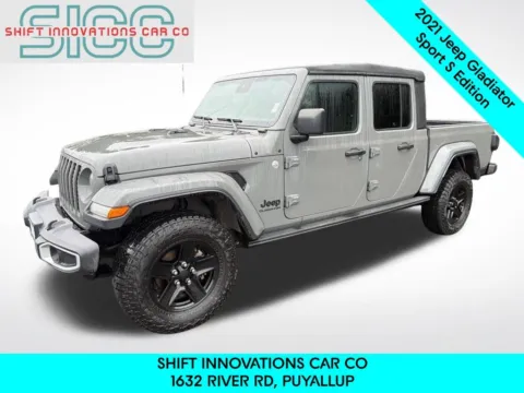 Gray 2021 Jeep Gladiator Sport for sale in Puyallup, WA