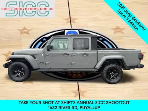 Another view of 2021 Jeep Gladiator Sport for sale in Puyallup, WA at Shift Innovations Car Co