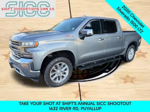 Gray 2020 Chevrolet Silverado 1500 LTZ for sale in Puyallup, WA