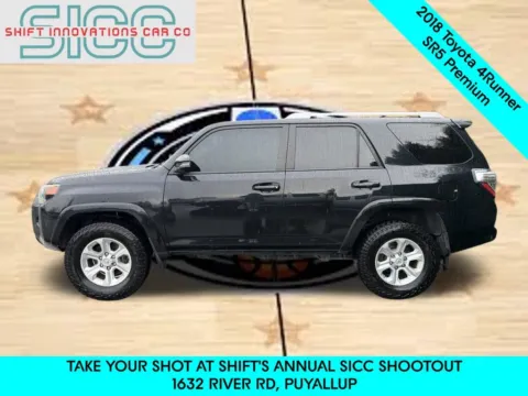 Another view of 2018 Toyota 4Runner SR5 Premium for sale in Puyallup, WA at Shift Innovations Car Co