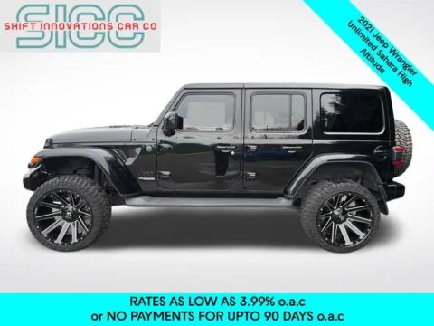 Another view of 2021 Jeep Wrangler Unlimited Sahara High Altitude for sale in Puyallup, WA at Shift Innovations Car Co