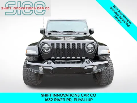 Photos of 2021 Jeep Wrangler Unlimited Sahara High Altitude for sale in Puyallup, WA at Shift Innovations Car Co