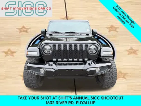 Photos of 2021 Jeep Wrangler Unlimited Sahara High Altitude for sale in Puyallup, WA at Shift Innovations Car Co