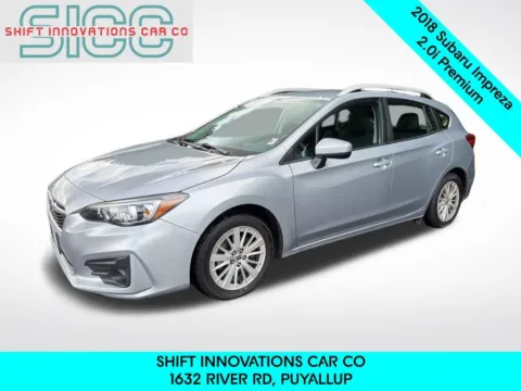 Silver 2018 Subaru Impreza 2.0i Premium for sale in Puyallup, WA