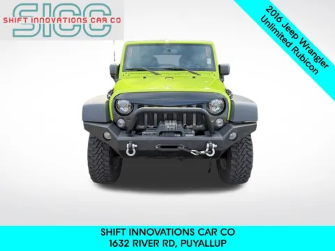 Photos of 2016 Jeep Wrangler Unlimited Rubicon for sale in Puyallup, WA at Shift Innovations Car Co