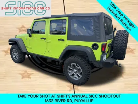 More photos of 2016 Jeep Wrangler Unlimited Rubicon at Shift Innovations Car Co, WA