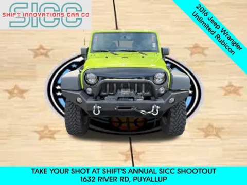 Photos of 2016 Jeep Wrangler Unlimited Rubicon for sale in Puyallup, WA at Shift Innovations Car Co