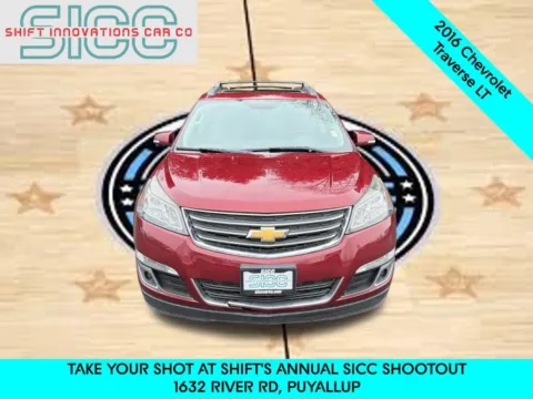 Photos of 2016 Chevrolet Traverse 2LT for sale in Puyallup, WA at Shift Innovations Car Co