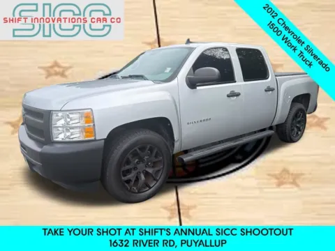 Silver 2012 Chevrolet Silverado 1500 Work Truck for sale in Puyallup, WA