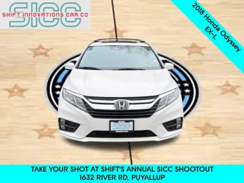 Photos of 2018 Honda Odyssey EX-L for sale in Puyallup, WA at Shift Innovations Car Co