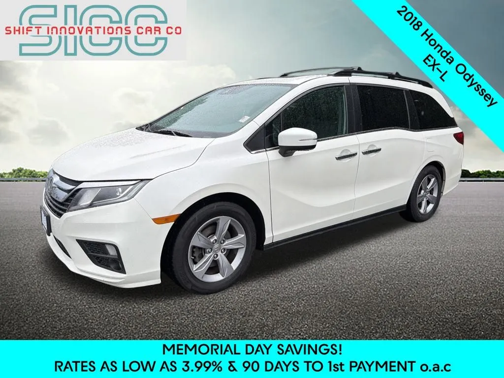 White 2018 Honda Odyssey EX-L for sale in Puyallup, WA