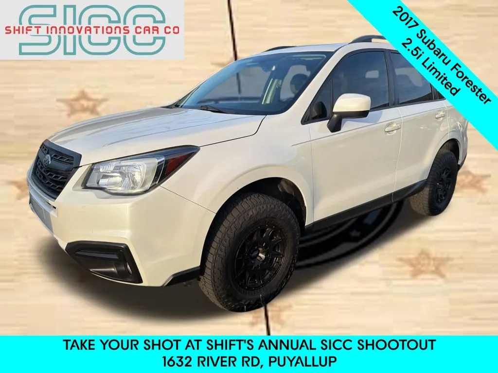White 2017 Subaru Forester 2.5i Limited for sale in Puyallup, WA