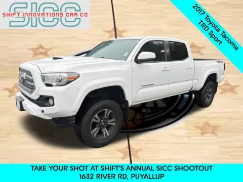 White 2017 Toyota Tacoma TRD Sport for sale in Puyallup, WA