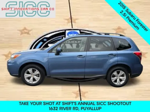 Another view of 2015 Subaru Forester 2.5i Premium for sale in Puyallup, WA at Shift Innovations Car Co