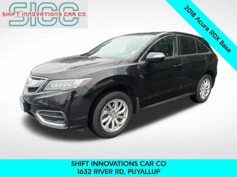 Black 2018 Acura RDX AcuraWatch Plus Package for sale in Puyallup, WA