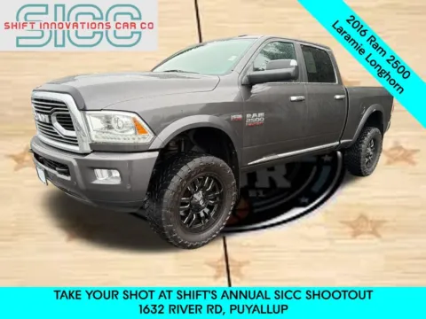 Gray 2016 Ram 2500 Laramie Longhorn for sale in Puyallup, WA
