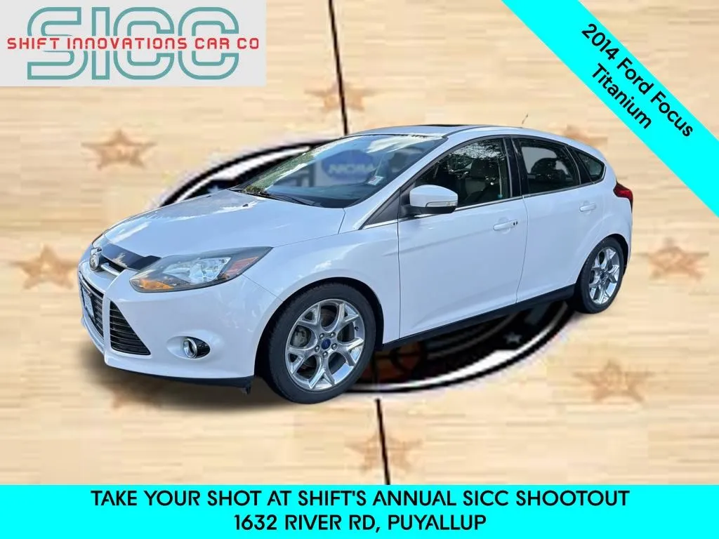 White 2014 Ford Focus Titanium for sale in Puyallup, WA