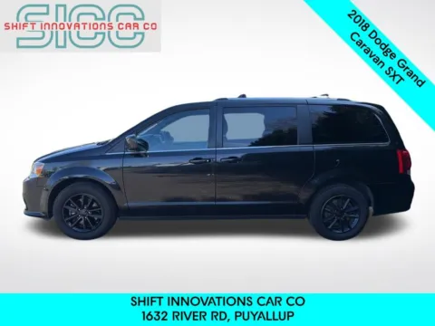 Another view of 2018 Dodge Grand Caravan SXT for sale in Puyallup, WA at Shift Innovations Car Co
