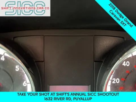 Another view of 2018 Dodge Grand Caravan SXT for sale in Puyallup, WA at Shift Innovations Car Co