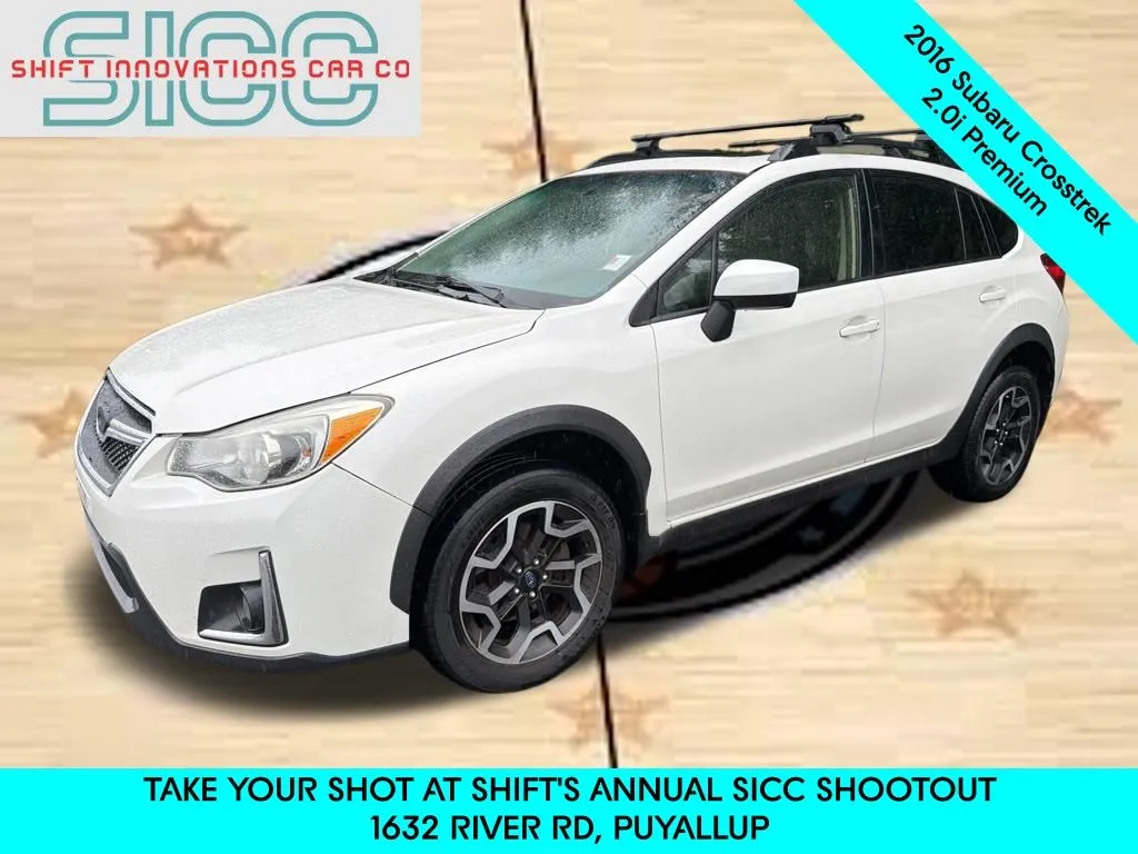 White 2016 Subaru Crosstrek 2.0i Premium for sale in Puyallup, WA