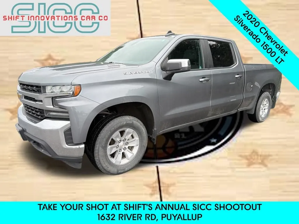 Gray 2020 Chevrolet Silverado 1500 LT for sale in Puyallup, WA