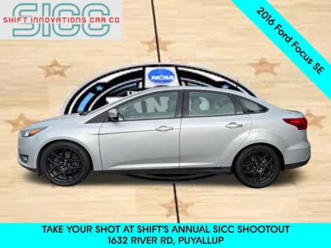 Another view of 2016 Ford Focus SE for sale in Puyallup, WA at Shift Innovations Car Co