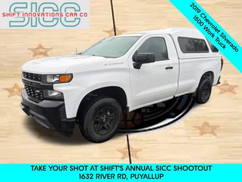 White 2019 Chevrolet Silverado 1500 WT for sale in Puyallup, WA
