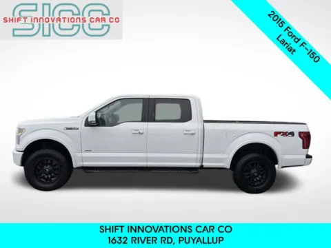 Another view of 2015 Ford F-150 Lariat for sale in Puyallup, WA at Shift Innovations Car Co