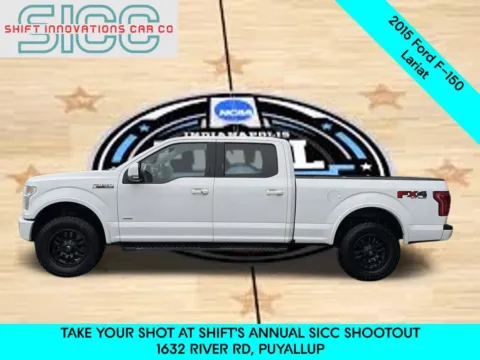 Another view of 2015 Ford F-150 Lariat for sale in Puyallup, WA at Shift Innovations Car Co
