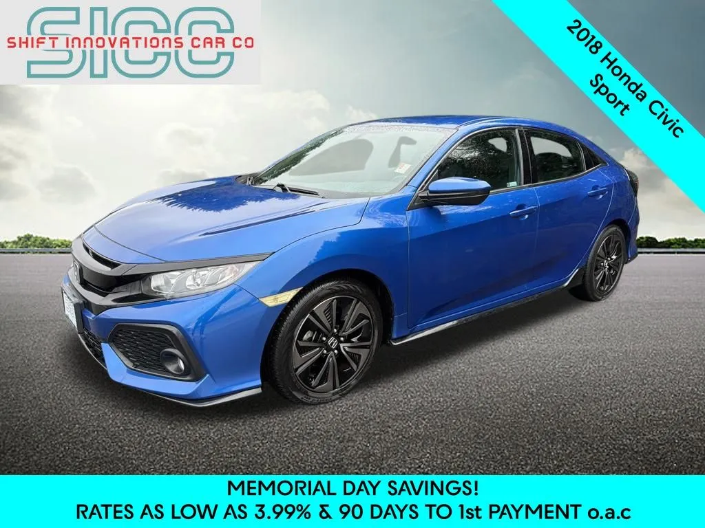 Blue 2018 Honda Civic Sport for sale in Puyallup, WA