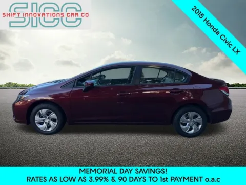 Another view of 2015 Honda Civic LX for sale in Puyallup, WA at Shift Innovations Car Co