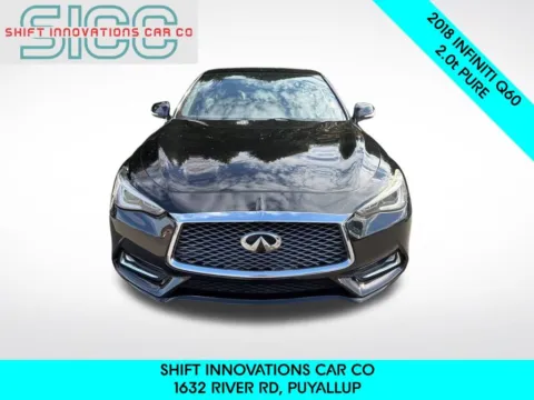 Photos of 2018 INFINITI Q60 2.0t Base for sale in Puyallup, WA at Shift Innovations Car Co