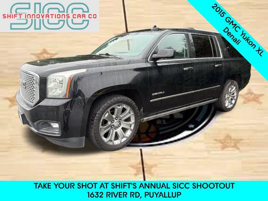 Black 2015 GMC Yukon XL Denali for sale in Puyallup, WA