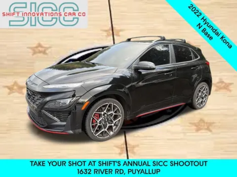 Black 2022 Hyundai Kona N for sale in Puyallup, WA
