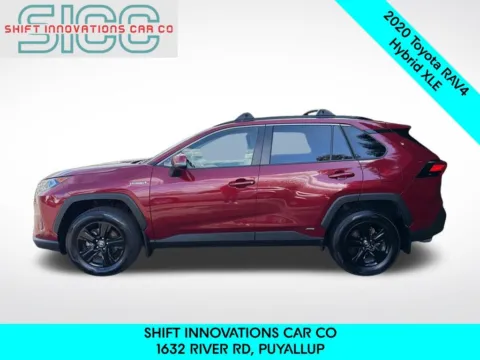 Another view of 2020 Toyota RAV4 Hybrid XLE for sale in Puyallup, WA at Shift Innovations Car Co