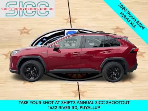 Another view of 2020 Toyota RAV4 Hybrid XLE for sale in Puyallup, WA at Shift Innovations Car Co