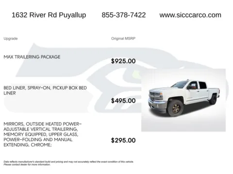 More photos of 2017 Chevrolet Silverado 1500 LTZ at Shift Innovations Car Co, WA