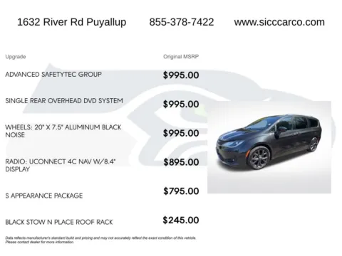 More photos of 2019 Chrysler Pacifica Touring Plus at Shift Innovations Car Co, WA