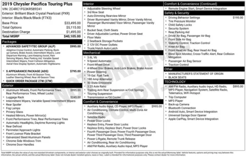 More photos of 2019 Chrysler Pacifica Touring Plus at Shift Innovations Car Co, WA