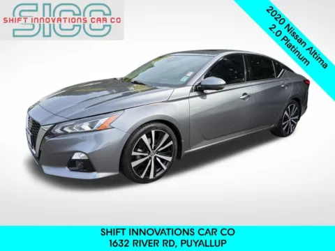 Gray 2020 Nissan Altima 2.0 Platinum for sale in Puyallup, WA