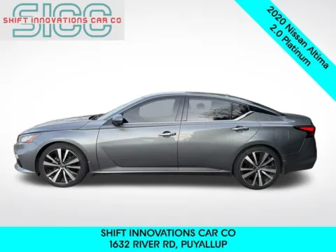 Another view of 2020 Nissan Altima 2.0 Platinum for sale in Puyallup, WA at Shift Innovations Car Co