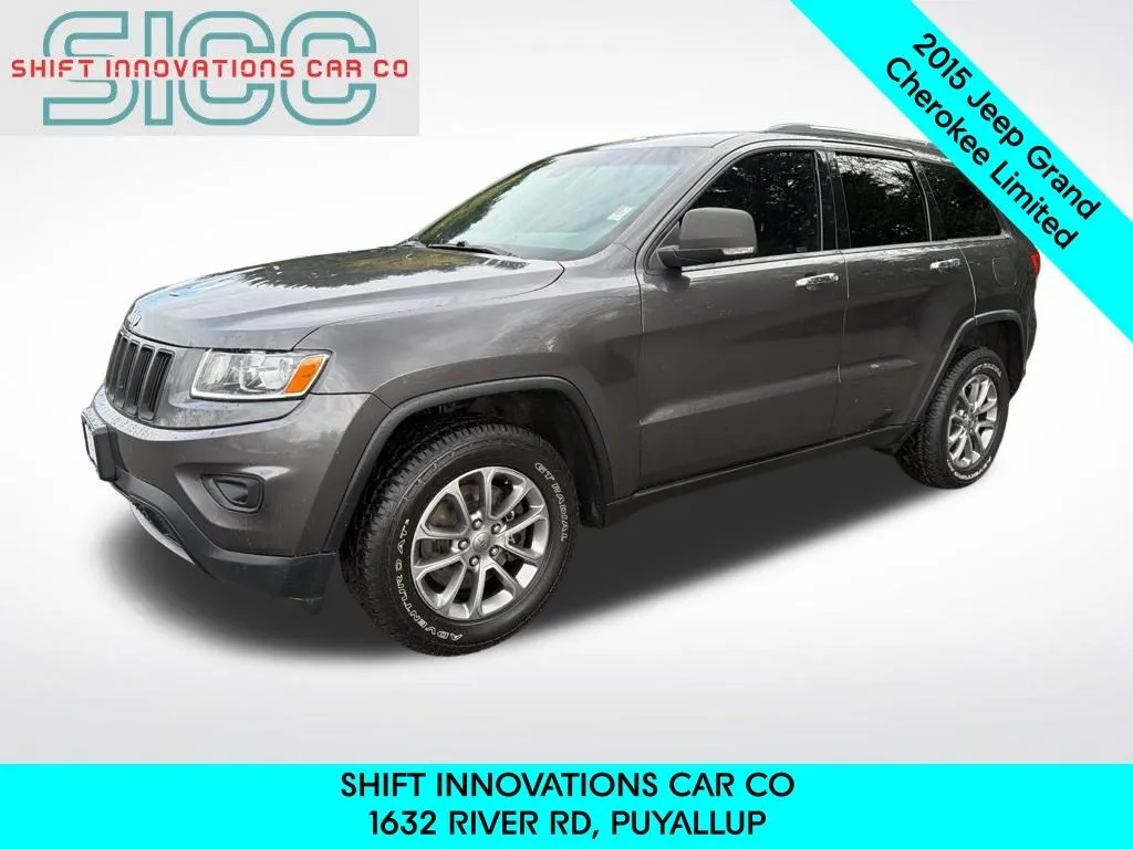 Gray 2015 Jeep Grand Cherokee Limited for sale in Puyallup, WA