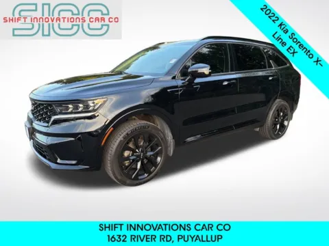 Black 2022 Kia Sorento X-Line EX for sale in Puyallup, WA