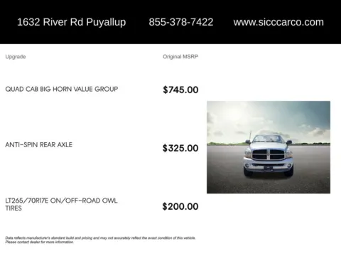 More photos of 2007 Dodge Ram 2500 SLT at Shift Innovations Car Co, WA