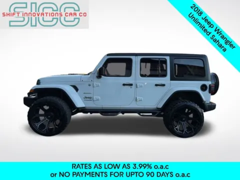 Another view of 2018 Jeep Wrangler Unlimited Sahara for sale in Puyallup, WA at Shift Innovations Car Co