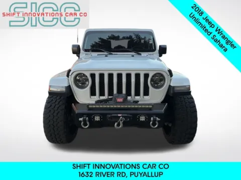 Photos of 2018 Jeep Wrangler Unlimited Sahara for sale in Puyallup, WA at Shift Innovations Car Co