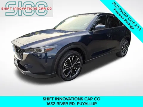 Blue 2023 Mazda CX-5 2.5 S Premium Package for sale in Puyallup, WA