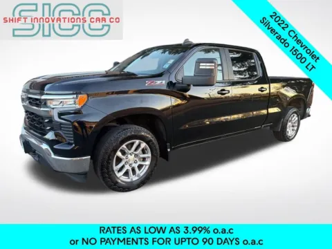 Black 2022 Chevrolet Silverado 1500 LT for sale in Puyallup, WA