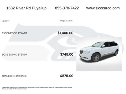 Photos of 2017 Buick Enclave Leather Group for sale in Puyallup, WA at Shift Innovations Car Co